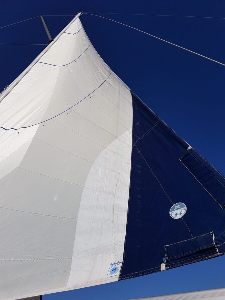 Rigg und Segel der SUNBEAM 42 DS